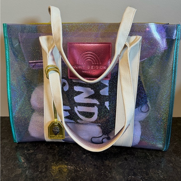 Kurt Geiger London
Medium Vinyl Rainbow Shimmer Southbank Tote - Picture 2 of 7